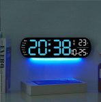 ১৪ ইঞ্চি ডিজিটাল LED ওয়াল ক্লক (নীল) নাইট সহ ✅