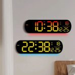 রিমোট কন্ট্রোল ১৪ ইঞ্চি RGB (১১ কালার) ডিজিটাল LED ওয়াল ক্লক - Image 3